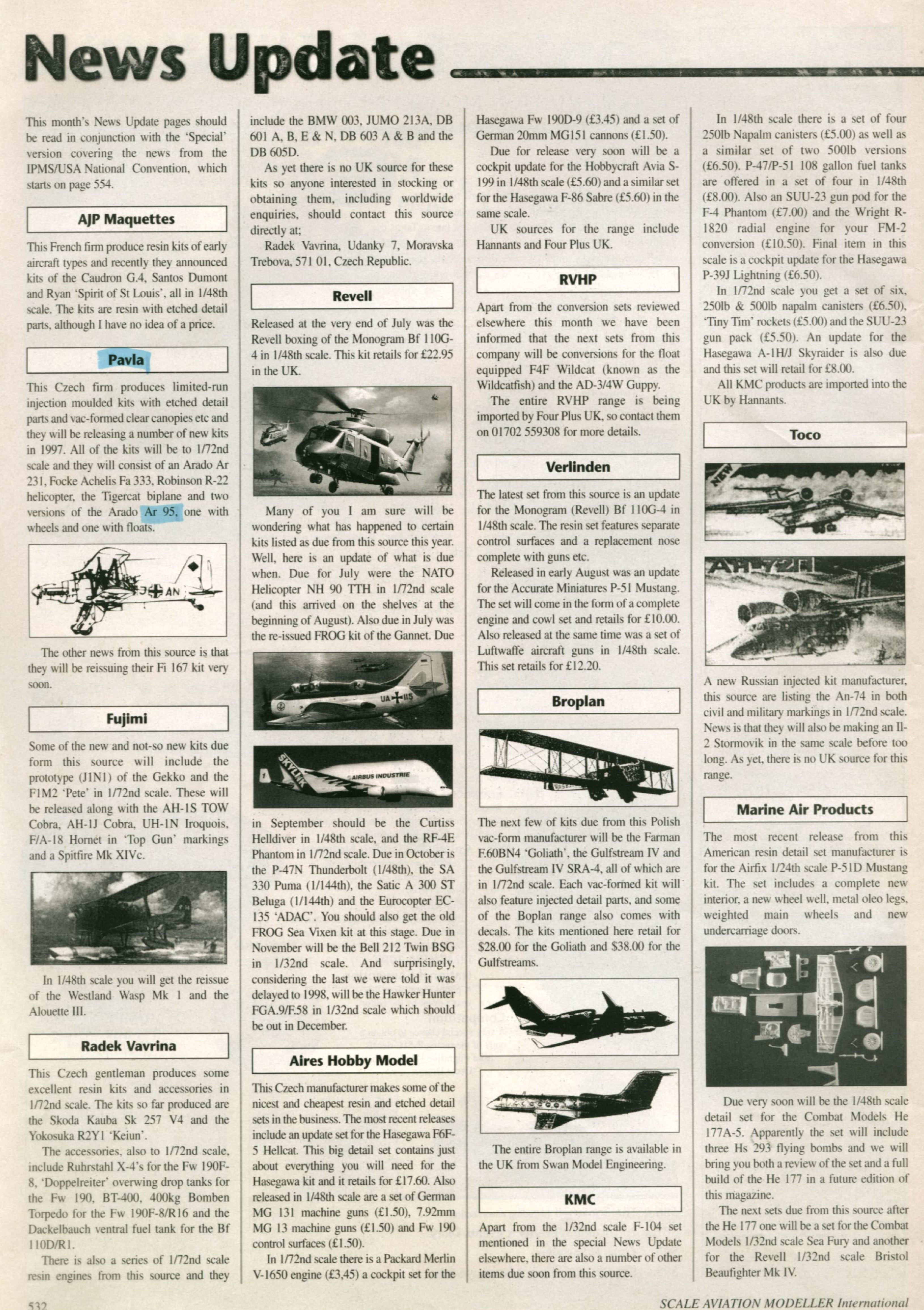 Scale Aviation Modeller International 1997-09